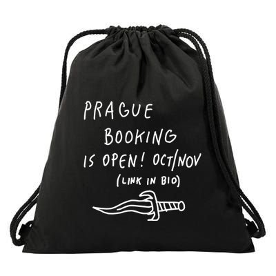 Prague Booking Is Open Oct Nov Link In Bio Drawstring Bag