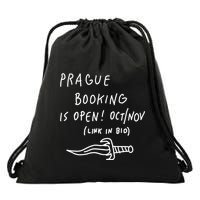 Prague Booking Is Open Oct Nov Link In Bio Drawstring Bag
