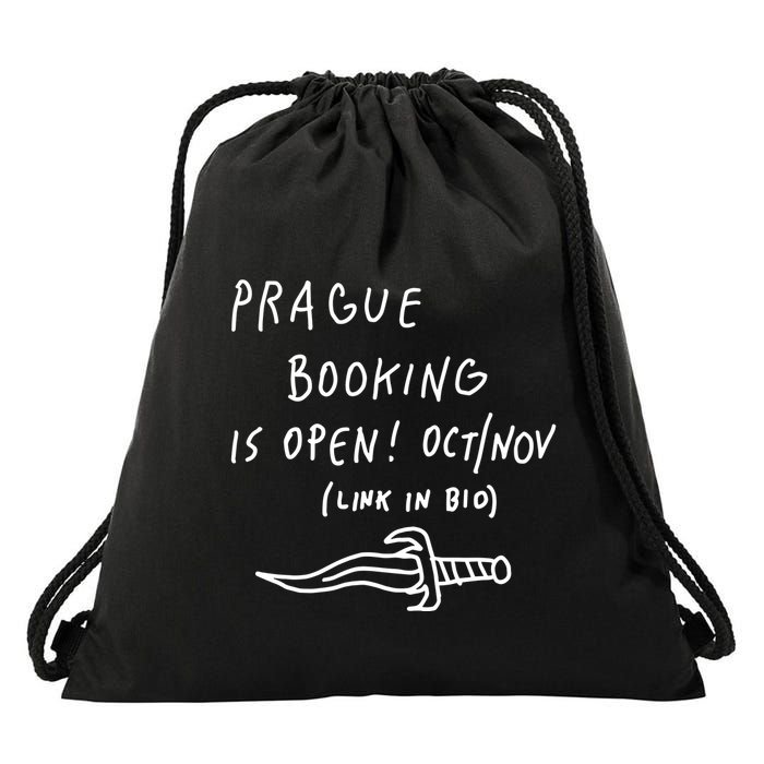Prague Booking Is Open Oct Nov Link In Bio Drawstring Bag