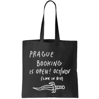 Prague Booking Is Open Oct Nov Link In Bio Bag