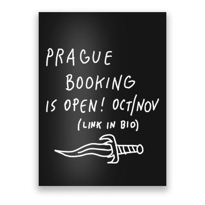 Prague Booking Is Open Oct Nov Link In Bio Poster