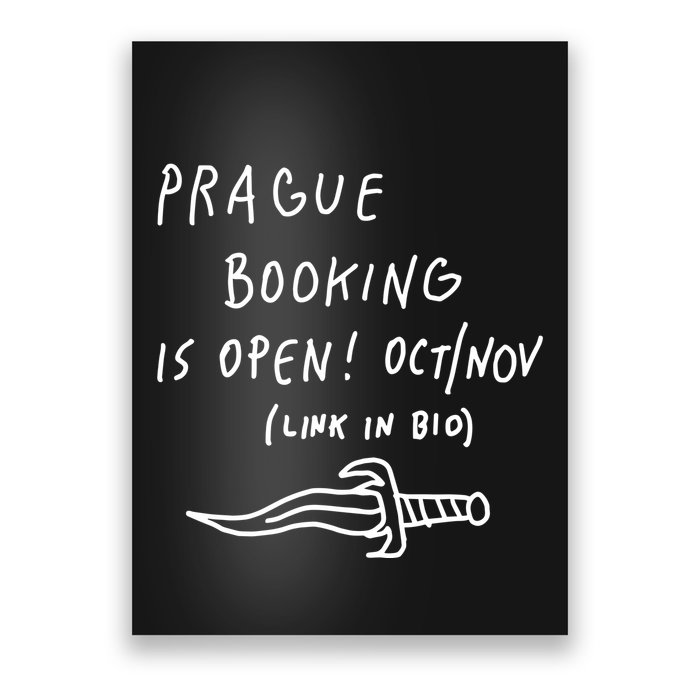 Prague Booking Is Open Oct Nov Link In Bio Poster