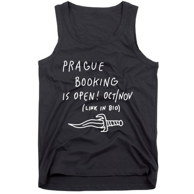 Prague Booking Is Open Oct Nov Link In Bio Tank Top