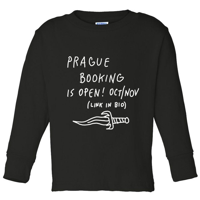 Prague Booking Is Open Oct Nov Link In Bio Toddler Long Sleeve Shirt