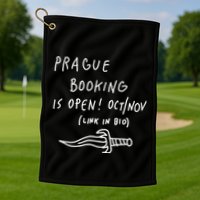 Prague Booking Is Open Oct Nov Link In Bio Golf Towel