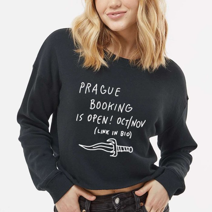 Prague Booking Is Open Oct Nov Link In Bio Cropped Pullover Crew