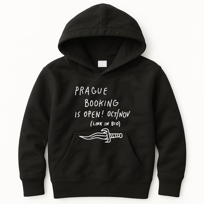 Prague Booking Is Open Oct Nov Link In Bio Kids Hoodie