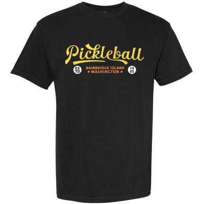 Pickleball Bainbridge Island 1965 – Vintage Pickleball Garment-Dyed Heavyweight T-Shirt