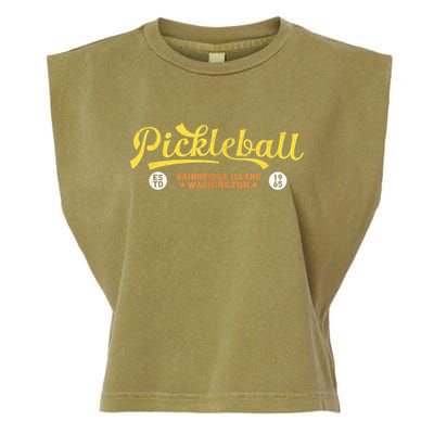Pickleball Bainbridge Island 1965 – Vintage Pickleball Garment-Dyed Women's Muscle Tee