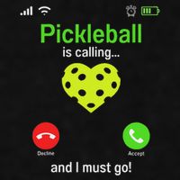 Pickle Ball Is Calling Team Gear & Player Funny Pickleball Ladies PosiCharge Tri-Blend Wicking Tank