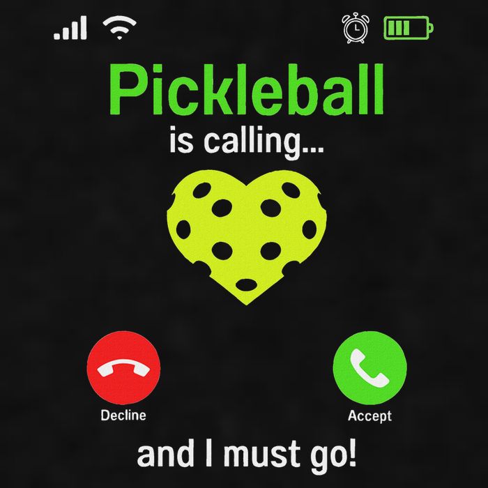 Pickle Ball Is Calling Team Gear & Player Funny Pickleball Ladies PosiCharge Tri-Blend Wicking Tank