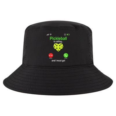 Pickle Ball Is Calling Team Gear & Player Funny Pickleball Cool Comfort Performance Bucket Hat
