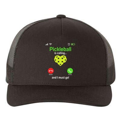 Pickle Ball Is Calling Team Gear & Player Funny Pickleball Yupoong Adult 5-Panel Trucker Hat