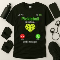 Pickle Ball Is Calling Team Gear & Player Funny Pickleball T-Shirt