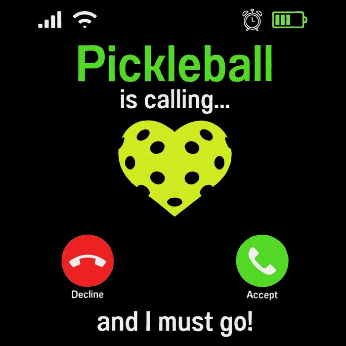 Pickle Ball Is Calling Team Gear & Player Funny Pickleball T-Shirt