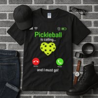 Pickle Ball Is Calling Team Gear & Player Funny Pickleball Tall T-Shirt