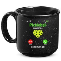 Pickle Ball Is Calling Team Gear & Player Funny Pickleball 15oz Campfire Ceramic Mug
