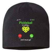 Pickle Ball Is Calling Team Gear & Player Funny Pickleball Sustainable Beanie