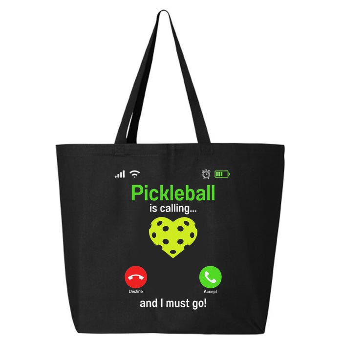 Pickle Ball Is Calling Team Gear & Player Funny Pickleball 25L Jumbo Tote