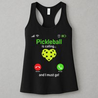 Pickle Ball Is Calling Team Gear & Player Funny Pickleball Womens Tank Top
