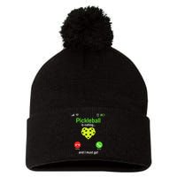 Pickle Ball Is Calling Team Gear & Player Funny Pickleball Pom Pom 12in Knit Beanie