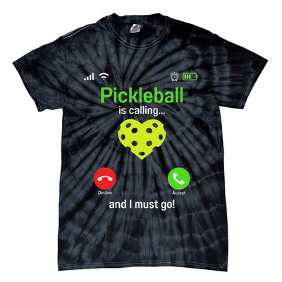 Pickle Ball Is Calling Team Gear & Player Funny Pickleball Tie-Dye T-Shirt