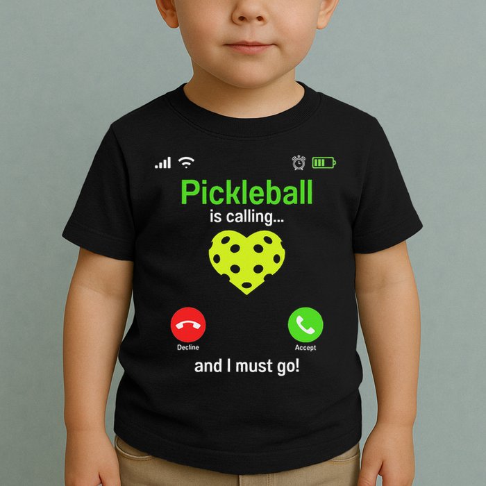 Pickle Ball Is Calling Team Gear & Player Funny Pickleball Toddler T-Shirt