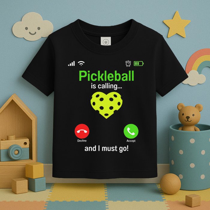 Pickle Ball Is Calling Team Gear & Player Funny Pickleball Toddler T-Shirt