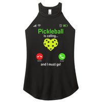 Pickle Ball Is Calling Team Gear & Player Funny Pickleball Women's Perfect Tri Rocker Tank