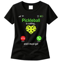 Pickle Ball Is Calling Team Gear & Player Funny Pickleball Womens T-Shirt