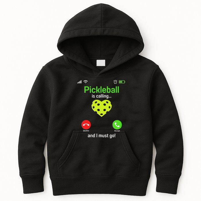 Pickle Ball Is Calling Team Gear & Player Funny Pickleball Kids Hoodie