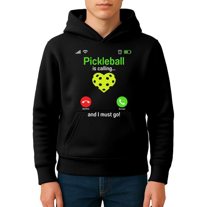 Pickle Ball Is Calling Team Gear & Player Funny Pickleball Kids Hoodie