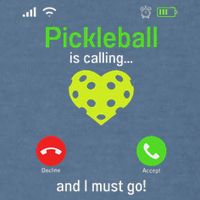 Pickle Ball Is Calling Team Gear & Player Funny Pickleball Garment-Dyed Sweatshirt