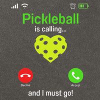 Pickle Ball Is Calling Team Gear & Player Funny Pickleball Cotton Canvas Backpack