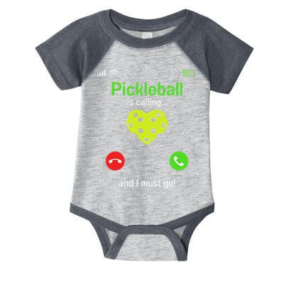Pickle Ball Is Calling Team Gear & Player Funny Pickleball Infant Baby Jersey Bodysuit