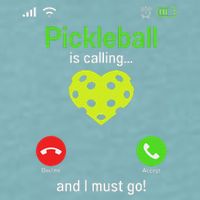 Pickle Ball Is Calling Team Gear & Player Funny Pickleball Sueded Cloud Jersey T-Shirt