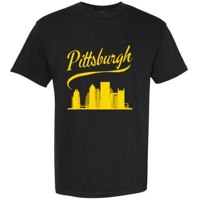 Pittsburgh Born In PA From PGH Pennsylvania Burgh Mom Dad Garment-Dyed Heavyweight T-Shirt