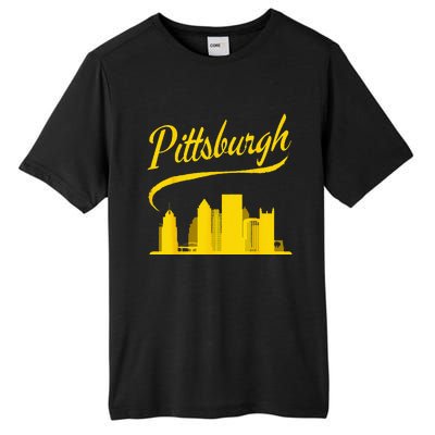 Pittsburgh Born In PA From PGH Pennsylvania Burgh Mom Dad Tall Fusion ChromaSoft Performance T-Shirt