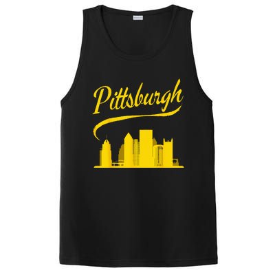 Pittsburgh Born In PA From PGH Pennsylvania Burgh Mom Dad PosiCharge Competitor Tank