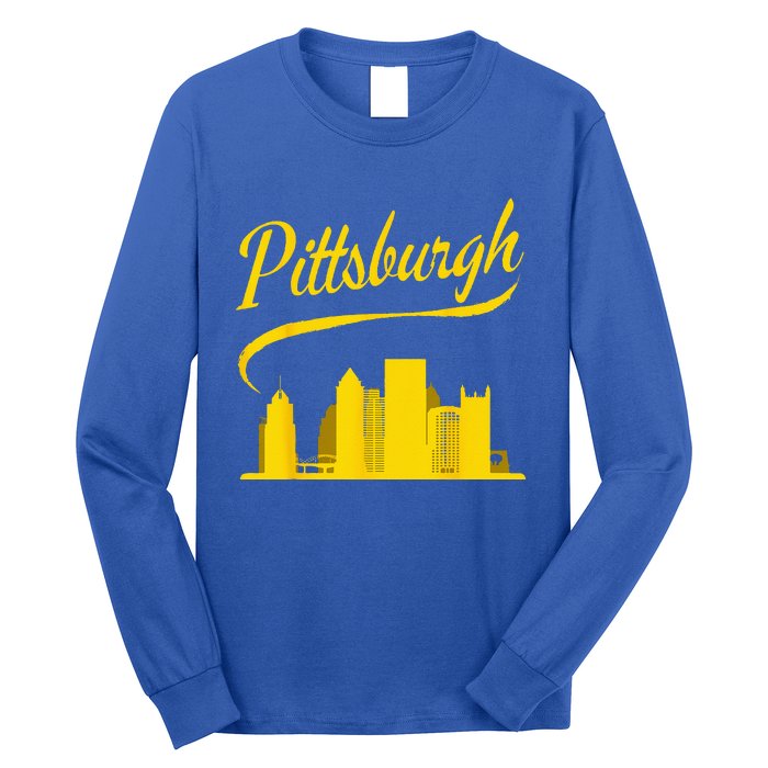 Pittsburgh Born In PA From PGH Pennsylvania Burgh Mom Dad Long Sleeve Shirt