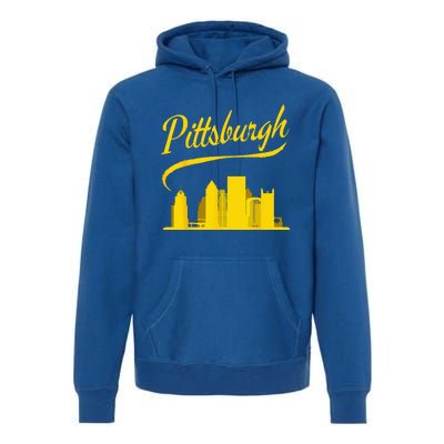 Pittsburgh Born In PA From PGH Pennsylvania Burgh Mom Dad Premium Hoodie