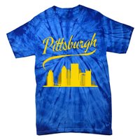 Pittsburgh Born In PA From PGH Pennsylvania Burgh Mom Dad Tie-Dye T-Shirt