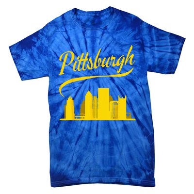 Pittsburgh Born In PA From PGH Pennsylvania Burgh Mom Dad Tie-Dye T-Shirt