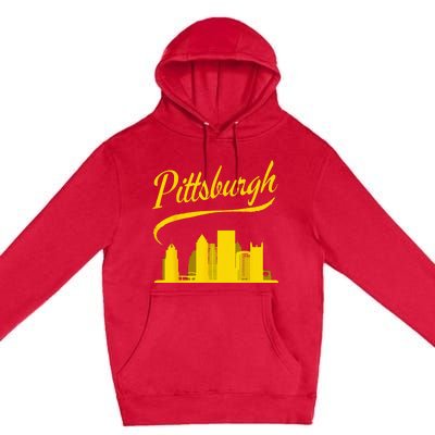 Pittsburgh Born In PA From PGH Pennsylvania Burgh Mom Dad Premium Pullover Hoodie