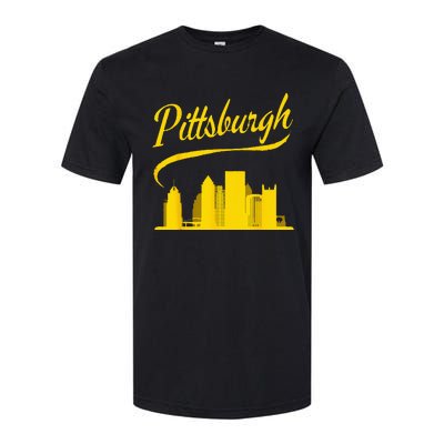 Pittsburgh Born In PA From PGH Pennsylvania Burgh Mom Dad Softstyle CVC T-Shirt