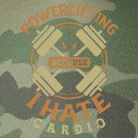 Powerlifting because I hate cardio for a Gym weightlifting Legacy Tie Dye Trucker Hat