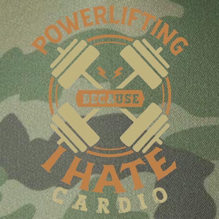 Powerlifting because I hate cardio for a Gym weightlifting Legacy Tie Dye Trucker Hat