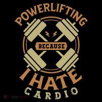 Powerlifting because I hate cardio for a Gym weightlifting Flexfit Unipanel Trucker Cap