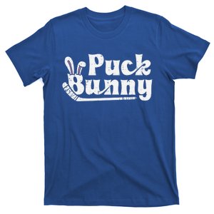 Puck Bunny Ice Hockey Stick Cute Player Meaningful Gift T-Shirt