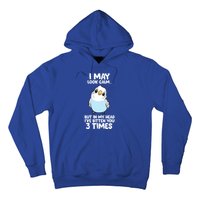 Parakeet Bird In My Head IVe Bitten You 3 Times Budgie Bird Hoodie